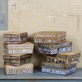 VT 02-A - Set of 8 Bébé Jumeau Boxes Kit - Vintage Toys