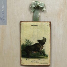 ViV AAS 12-Z - Animal Picture With Decorative Band - Variatie in Vintage