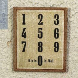 BTS 06-F - Numbers Board in Sand - Back to School