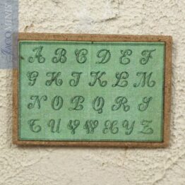 BTS 10-E - Alphabet Board in Green - Back to School