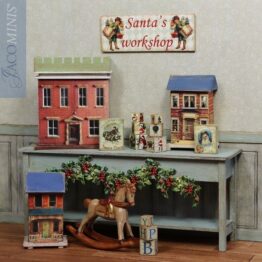 CMS 20-A - Decoration Board Santas Workshop - Christmas Season
