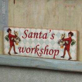 CMS 20-B - Decoration Board Santas Workshop - Christmas Season