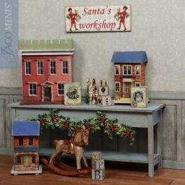 CMS 20-B - Decoration Board Santas Workshop - Christmas Season