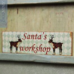 CMS 23-A - Large Decoration Board Santas Workshop - Christmas Season