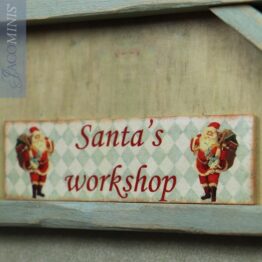 CMS 23-B - Large Decoration Board Santas Workshop - Christmas Season