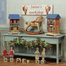CMS 23-B - Large Decoration Board Santas Workshop - Christmas Season