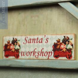 CMS 23-C - Large Decoration Board Santas Workshop - Christmas Season