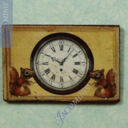 SVP 06-B - Clock Decoration Board - Santa Village