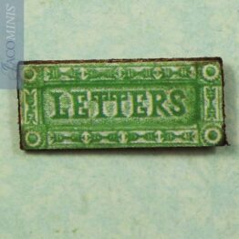 SVP 17-A - Green Decoration Board Letters - Santa Village