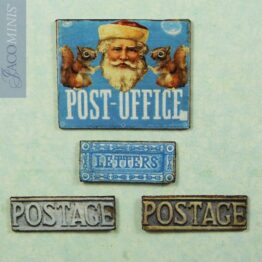 SVP 17-C - Blue Decoration Board Letters - Santa Village