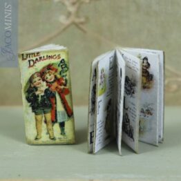 VC 09-C - Open Book Little Darlings ABC - Vintage Christmas