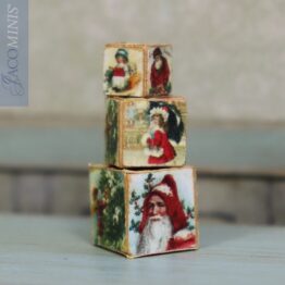 XM 01-A - Set of 3 Toy Blocks Kit - Christmas Season