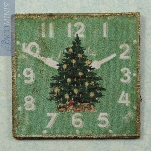 XM 08-F - Light Green Christmas Decoration Board Christmas Tree - Vintage Christmas