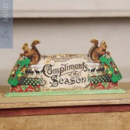 SVA 08-A - Decoration Board Compliments of the Season - Santa Village