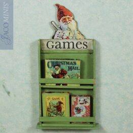 GBSV 01-C - Games Rack with 3 Game Boxes - Santa Village