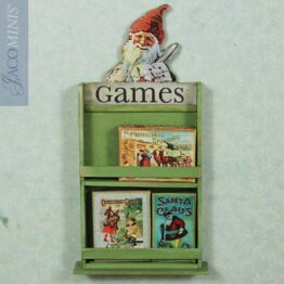 GBSV 01-D - Games Rack with 3 Game Boxes - Santa Village