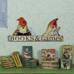 GBSV 03-E - Decoration Board Books & Games - Santa Village