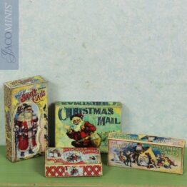 GBSV-K 03-B - Set of 4 Games Boxes Kit - Santa Village