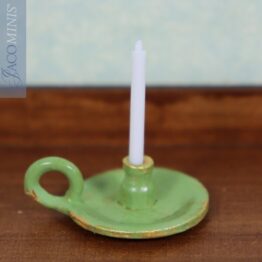 SVH 03-B - Green Candle with Candlestick - Santa Village 2