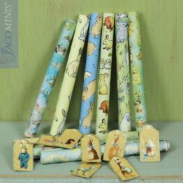 21ES-K 01-A - Gift Wrapping Paper plus Labels Kit - Easter