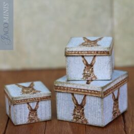 E 01-C - Set of 3 Easter Bunny Boxes Kit - Easter