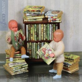 BSF 07-A - Little Oak Brown Book Case - Book Shop Furniture