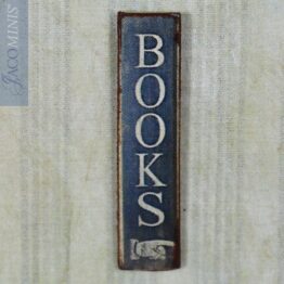 BSC S 02-D - Small Blue Shop Sign Books - Book Shop Specials