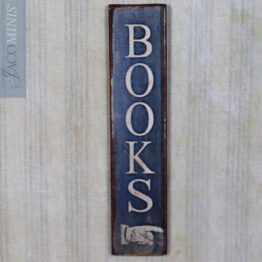 BSC S 02-H - Large Blue Shop Sign Books - Book Shop Specials