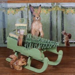 CP 01-H - Green Sledge - Christmas with Peter Rabbit & Friends