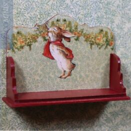 CP 03-B - Small Wall Rack with Peter Rabbit Christmas Decoration - Christmas with Peter Rabbit & Friends