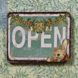 CP 10-A - Shop Sign Open - Christmas with Peter Rabbit & Friends