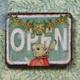CP 10-B - Shop Sign Open - Christmas with Peter Rabbit & Friends