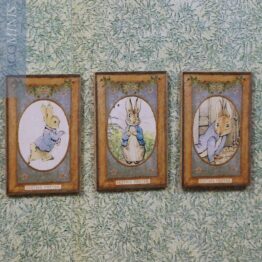 CPB 05-A - Set of 3 decoration Boards - Christmas with Peter Rabbit & Friends - Blue