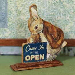 CPB 11-A - Shop Sign - Christmas with Peter Rabbit & Friends - Blue