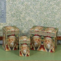VC 21 05-A - Set of 3 Boxes - Victorian Christmas