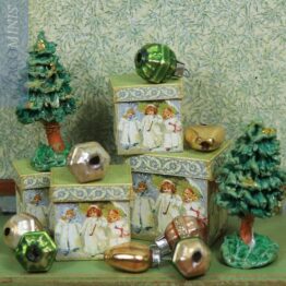 VC 21 05-D - Set of 3 Boxes - Victorian Christmas
