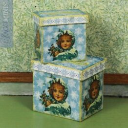 VC 21 05-G - Set of 2 Boxes - Victorian Christmas