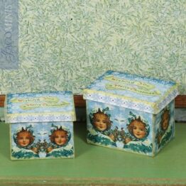 VC 21 05-H - Set of 2 Boxes - Victorian Christmas