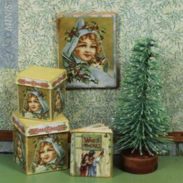 VC 21-K 03-E - Set of 2 Christmas Boxes Kit - Victorian Christmas Kits