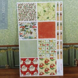 VC 21-K 04-C - Gift Wrapping Paper plus Labels Kit - Victorian Christmas Kits
