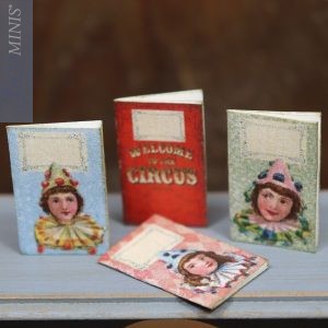 CC 22-D - Set of 4 Medium Notebooks - Circus