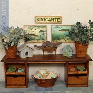 BS 050-B - Shop Sign Brocante in Ochre - Brocante Specials