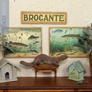 BS 050-B - Shop Sign Brocante in Ochre - Brocante Specials