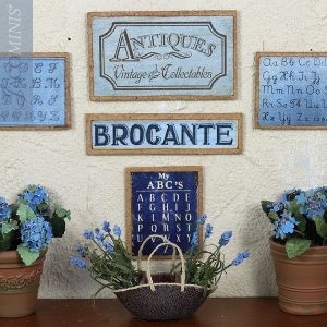 BS 050-C - Shop Sign Brocante in Blue - Brocante Specials