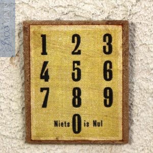 BTS 06-C - Numbers Board in Yellow - Back to School