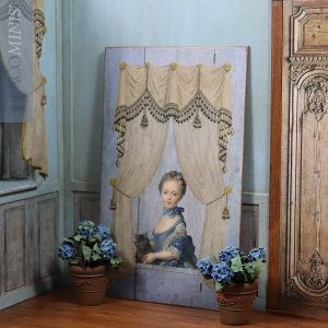 VlF 01-D - Large French Brocante Style Decoration Panel Graphic - Vive la France Kits & Graphics