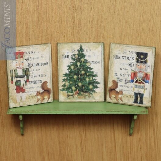 SVA 010-D - Set of 3 decoration Boards - Santa Village