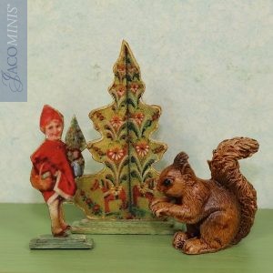 SVB 05-A - Small Christmas Tree on Stand - Santa Village