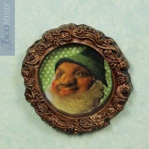 SVB 07-D - Picture in Round Frame - Santa Village