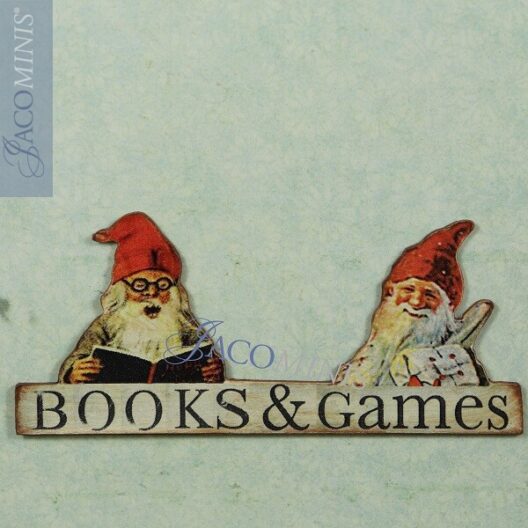 GBSV 03-E - Decoration Board Books & Games - Santa Village